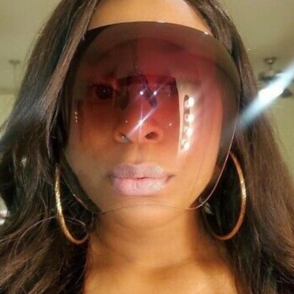 Acrylic Face Shields Brown FACE SHIELD-men…women - Picture 2 of 11